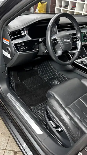 Audi A8 Long 2021 — 3D коврики LOVTO, Стандарт + Стандарт ворс