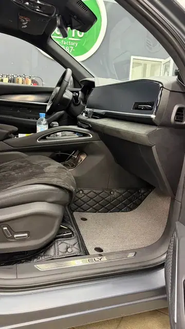 Geely Monjaro — 3D коврики LOVTO, Стандарт + ПВХ ворс