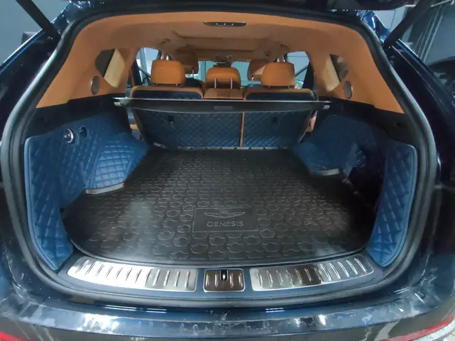 Genesis GV80 — 3D коврики LOVTO, Бизнес + ПВХ ворс