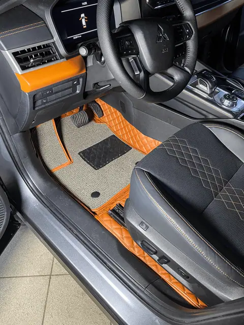 Mitsubishi Outlander — 3D коврики LOVTO, Бизнес + Бизнес ворс